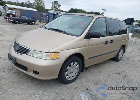 2001 Honda Odyssey Lx z USA, uszkodzony, nr VIN 2HKRL18531H620530
